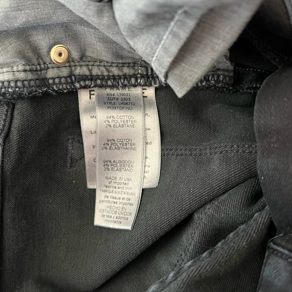 NWT Frame Denim Le High Skinny Distressed Dark Wash Jean - Picture 9 of 10